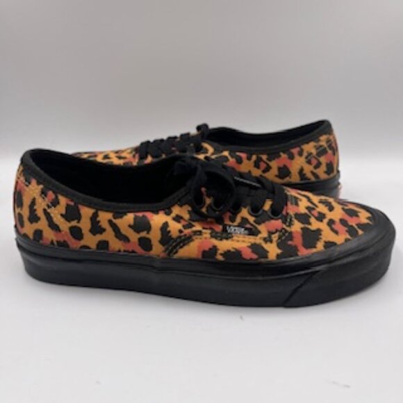 NEW Vans Authentic 44 DX Anaheim Factory Leopard Sneakers‎ Women’s Size 9.5 - Picture 3 of 7